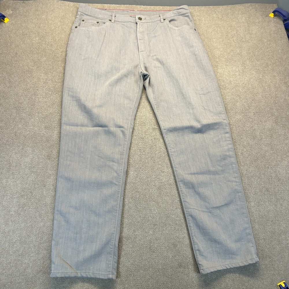 Raleigh Denim Alexander Jeans Men's 38 Gray Handcrafted Stretch Cotton 31"